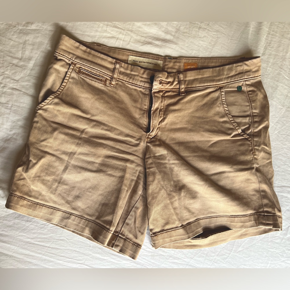 Anthropologie women’s shorts size 27 khaki color